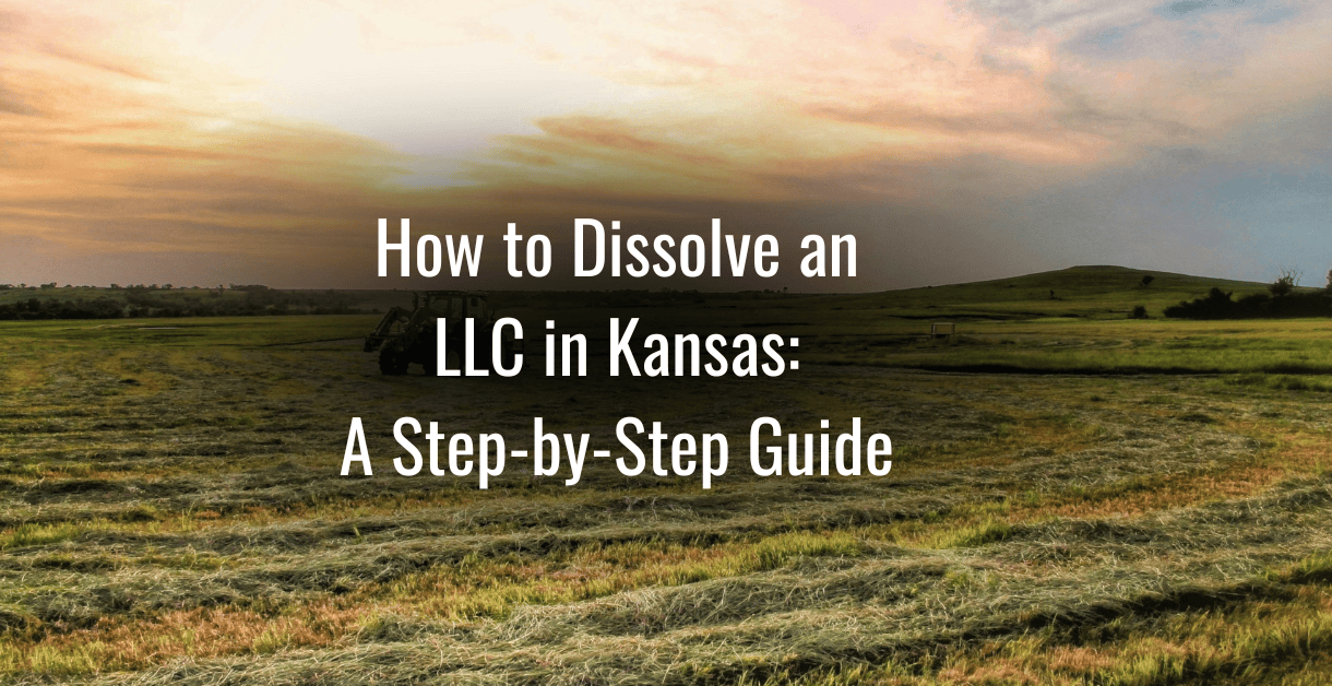 How to dissolve an llc in kansas